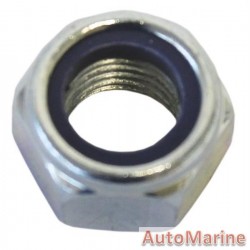 M16 Nylon Lock Nut - Zinc Plated Nylon