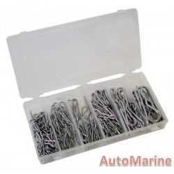 Assorted Hitch Pins (150 Pieces)
