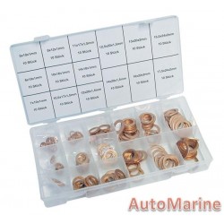 Assorted Copper Washers (150 Piece)