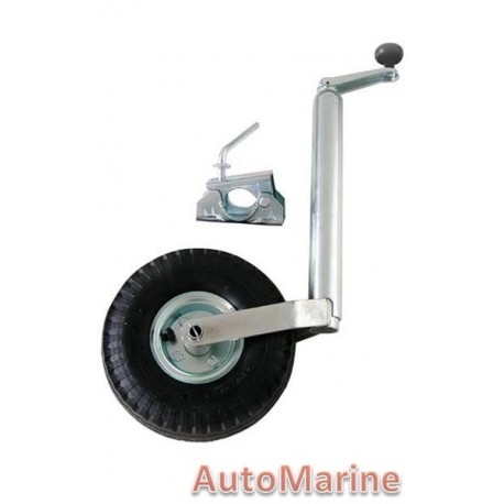 Jockey Wheel with 10" Rubber Wheel