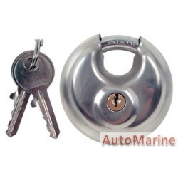 Stainless Steel Disc Lock - 70mm