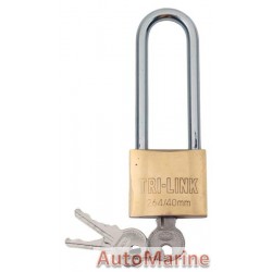 Brass Pad Lock - Long - 38mm