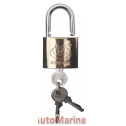 Brass Plated Pad Lock - 38mm