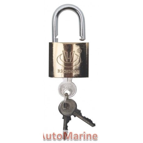 Brass Plated Lock - 38mm