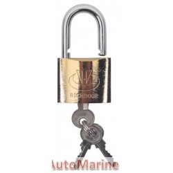 Brass Plated Pad Lock - 50mm