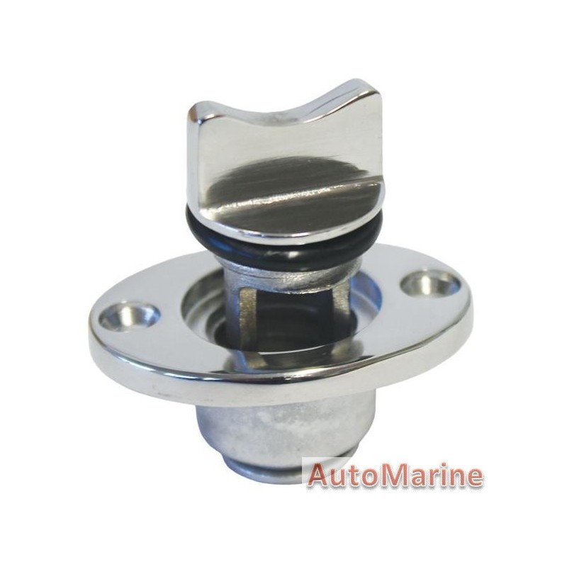 1 Inch Boat Drain Plug 1 Inch Stainless Steel Twist-Turn Neoprene Drain Plug For Boats (Seachoice 50-18891) Plastic Drain Plug