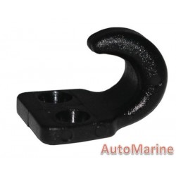 Nylon Tie Down Hook - Black