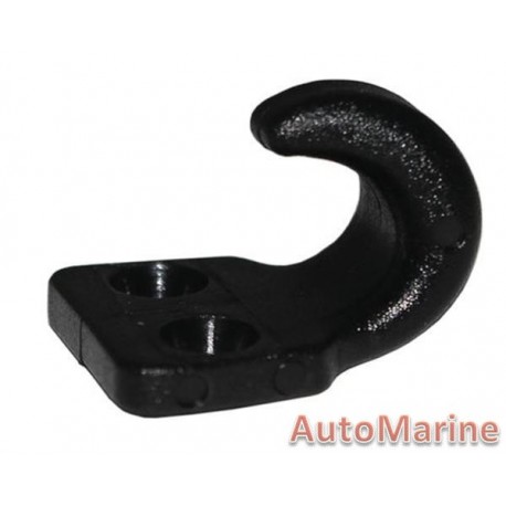 Nylon Tie Down Hook - Black