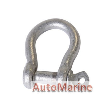 Bow Shackle - Galvanised - 1400kg