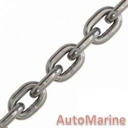 Stainless Steel Medium Link Chain - 6mm x 3m