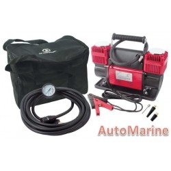 Heavy Duty Air Compressor & Tyre Inflator - 12 Volt