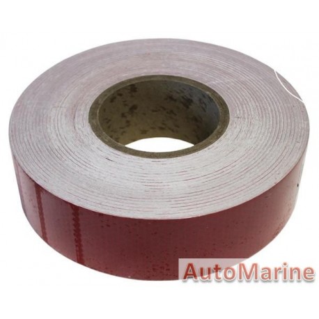 Reflective Tape - Red - 50mm x 45m