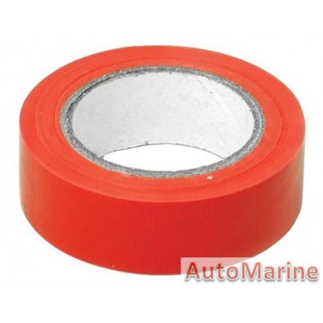 PVC Insulation Tape - Red - 10m