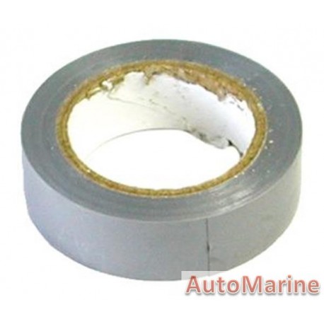 PVC Insulation Tape - Grey - 10m