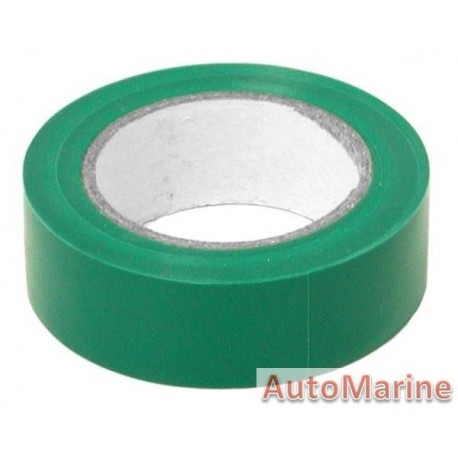 PVC Insulation Tape - Green - 10m
