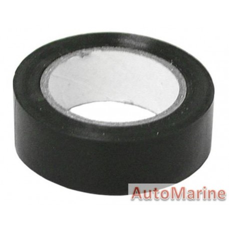 PVC Insulation Tape - Black - 10m