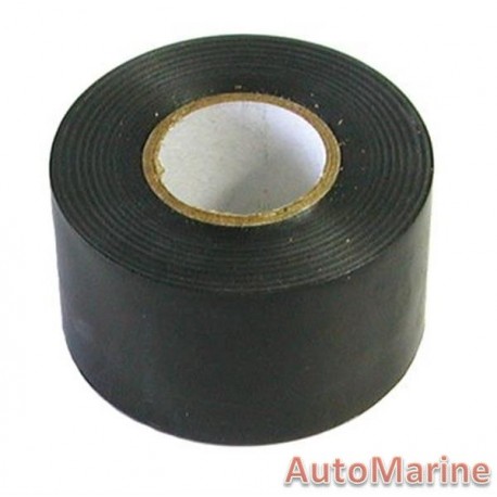 PVC Pipe Wrapping Tape - Black - 50mm x 30m