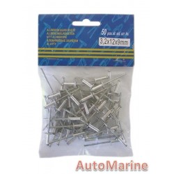 Pop Rivets - Long Flange 3.2x12x9mm