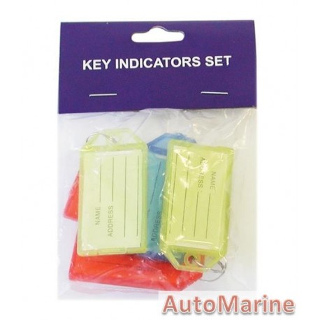 Key Tags - 6 Pieces