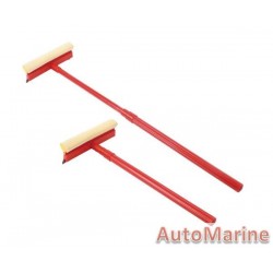 Windscreen Squeegee - Telescopic Plastic Handle