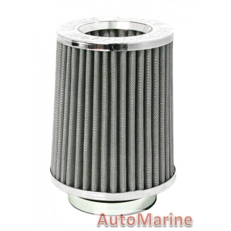 Long Air FIlter Chrome/Silver