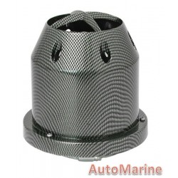 Air FIlter - Plastic Cover - 76mm - Black