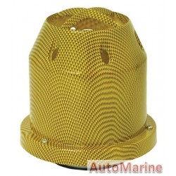 Air FIlter - Plastic Cover - 76mm - Yellow