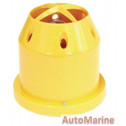 Air FIlter - Plastic Cover - 76mm - Yellow