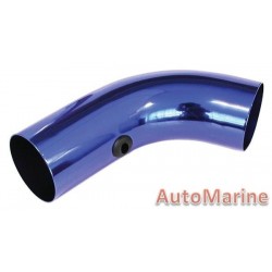 Induction Pipe - Short Bend - Blue