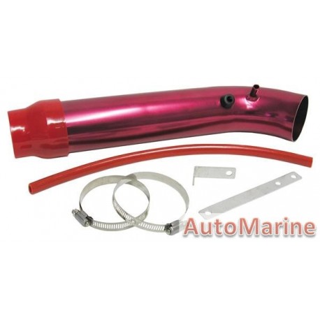 Induction Pipe - Long Bend - Red