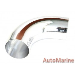 Induction Pipe - 90 Degree - Chrome