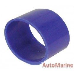 Rubber Joining Sleeve - Straight - Blue