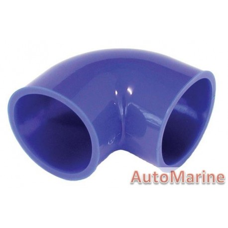 Rubber Joining Sleeve - 90 Degree - Blue