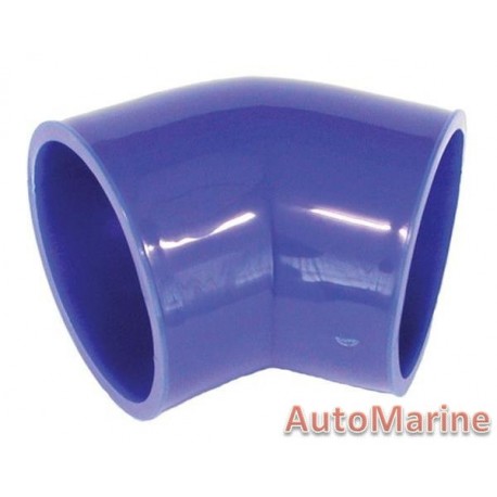 Rubber Joining Sleeve - 45 Degree - Blue