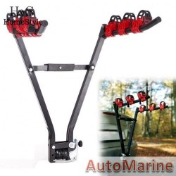 Bicycle Rack - Tow Hitch Fitting - 3 Bicycle Capacity