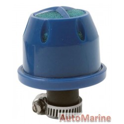 Air Filter Breather - 12mm - Blue