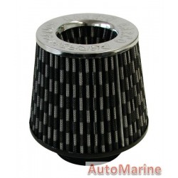 Open Top Air Filter - 76mm - Carbon