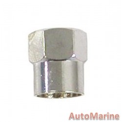 Valve Cap - Silver - 100 Pieces