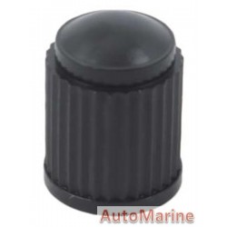 Valve Cap - Plastic - Black - 100 Pieces