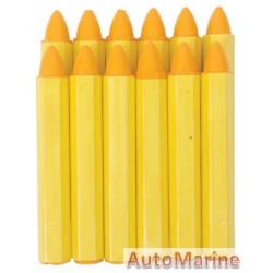 Tyre Marking Crayon - Yellow - 12 Piece