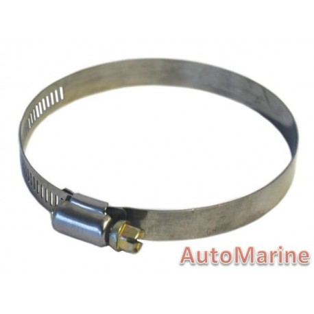 Stainless Steel Band Hose Clamp - 105 to 127mm