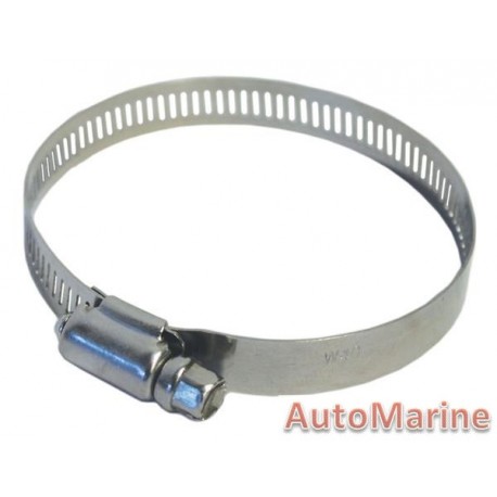All Stainless Steel Hose Clamp - 105 to 127mm