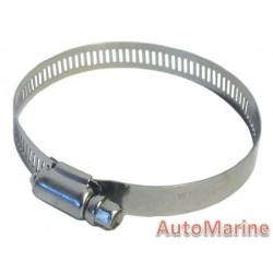All Stainless Steel Hose Clamp - 65 to 89mm