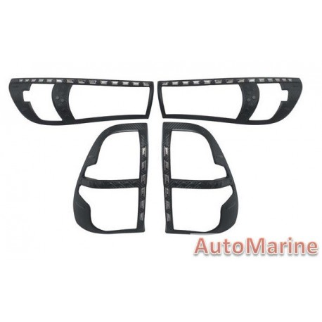Head / Tail Lamp Cover Set for Toyota HiLux