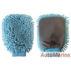 Noodle Hand Wash Mitt - Blue