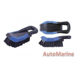 Tyre Cleaning Brush with Handle