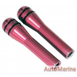 Door Lock Pins - Red