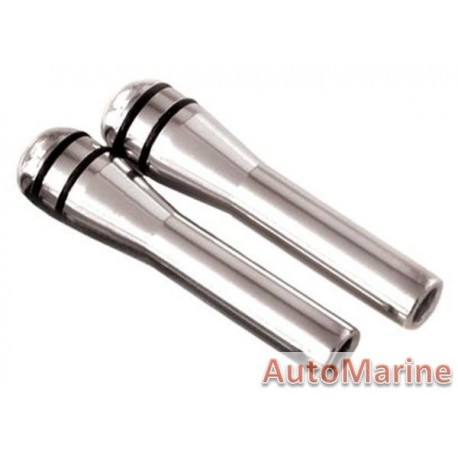 Door Lock Pins - Silver