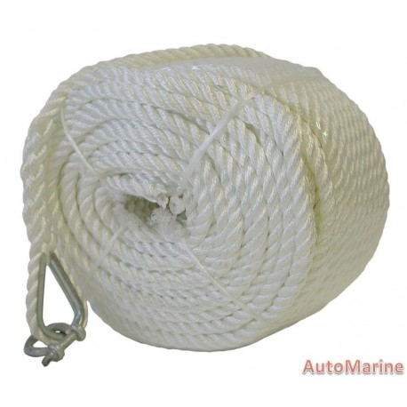 Anchor Rope - Polyester - 8mm x 50m