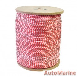 Ski Rope - Red/White - 10mm x 450m